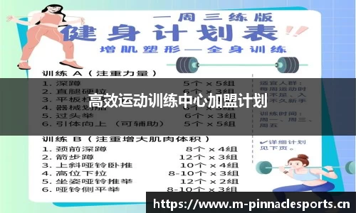 高效运动训练中心加盟计划